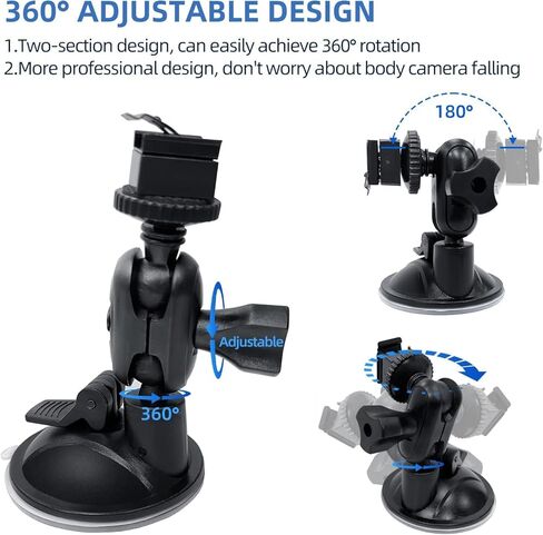 64 جيجابايت 4K كاميرا الجسم F1 حزمة مع قوس كوب الشفط in Kuwait