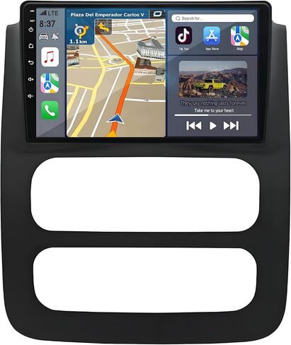 راديو ستيريو للسيارة لدودج رام 1500 2002-2005: ترقية Android 14G+32GB وحدة رأس مع Carplay Android Auto - 9 بوصات شاشة لمس مع Bluetooth WiFi GPS FM DSP in Kuwait