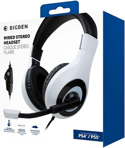 Nacon PS5HEADSETV1WHITE Gaming Stereo Headset for PS5 White in Saudi Arabia