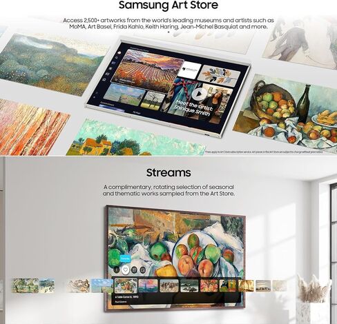 Samsung 65 بوصة الإطار LS03D QLED 4K SMART TV BUNDLE ، HDRAM HDR ، وضع الفنون ، حزمة الجدار النحيف ، Alexa مدمج W/AUX HDMI ، حماية CPS 24 شهر in Saudi Arabia