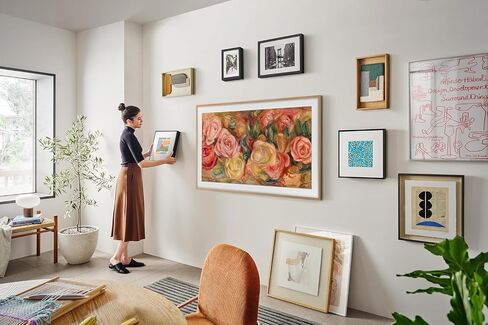 Samsung 65 بوصة الإطار LS03D QLED 4K SMART TV BUNDLE ، HDRAM HDR ، وضع الفنون ، حزمة الجدار النحيف ، Alexa مدمج W/AUX HDMI ، حماية CPS 24 شهر in Saudi Arabia