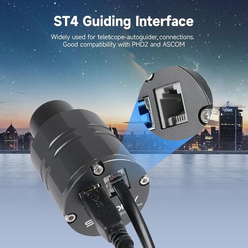 SVBONY SV305 Pro Telescope Camera, 2MP USB3.0 Astronomy Camera, 1.25inch Astronomy Guiding Camera, Telescope Eyepieces for Astrophotography in Saudi Arabia