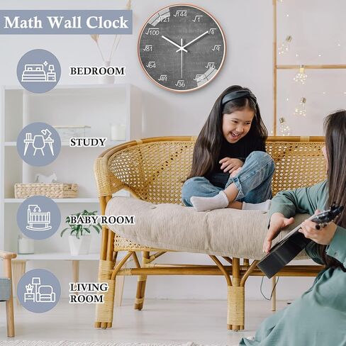 كينفي ساعة ايام الاسبوع 12 انش، ساعات عصرية لا تصدر دقات تعمل بالبطارية، ساعة يوم انالوج لكبار السن، ساعة كلاسيكية للمكتب والمنزل والحمام والمطبخ وغرفة النوم والمدرسة وغرفة المعيشة، ساعة هدية فريدة من in Kuwait