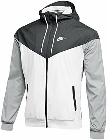 Nike Sportswear Windrunner Hooded Windbreaker Men's Jacket (Royal/White, Medium) in Saudi Arabia