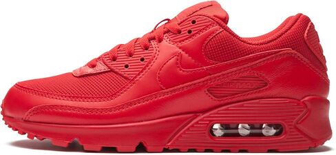 Nike Men's Air Max 90"Triple Red University Red (CZ7918 600) - 9.5 in Saudi Arabia