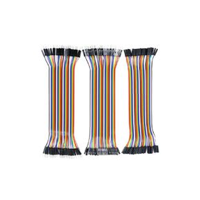 سلك قفز ألواح الخبز متعدد الألوان 10 سم لـ DuPont Wire-40Pin*3 M-F ، M-M ، F-F F-F CLOSBON CABLE in Kuwait