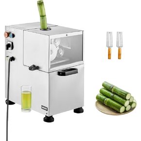 VEVOR Commercial Sugar Cane Juicer, 800W Electric Sugarcane Juicer Machine with 661LBS/H High Output, 4 Stainless Steel Rollers, Sugar Cane Press Juice Extractor Squeezer for Home/Commercial Use in Saudi Arabia