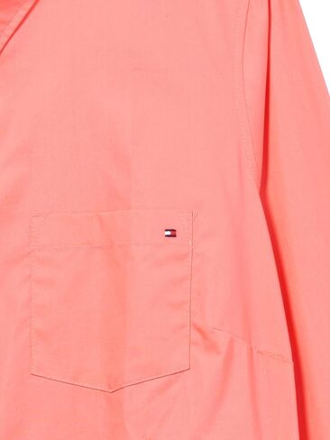 Tommy Hilfiger Women's Button Down Long Sleeve Collared Shirt with Chest Pocket, White, X-Large in Saudi Arabia