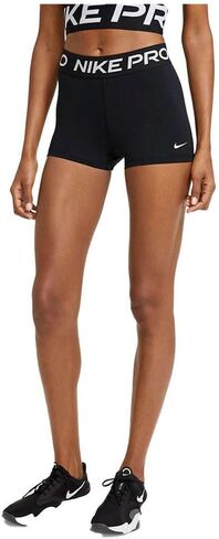 Nike Pro 365 Women's 5" Shorts (Black/White, XS 5, x_s) in Saudi Arabia