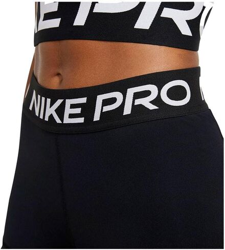 Nike Pro 365 Women's 5" Shorts (Black/White, XS 5, x_s) in Saudi Arabia