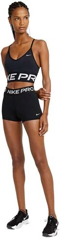 Nike Pro 365 Women's 5" Shorts (Black/White, XS 5, x_s) in Saudi Arabia