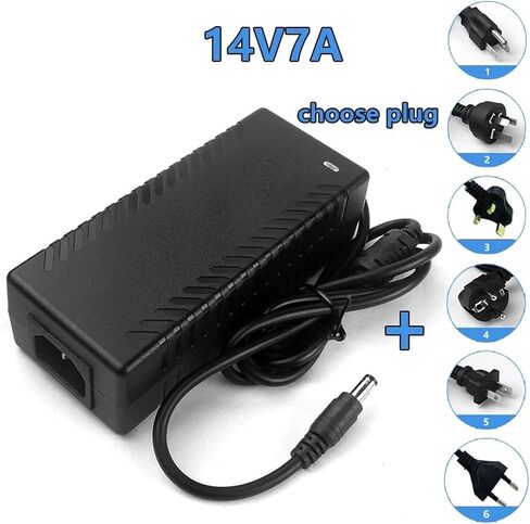 110V/220V AC to DC Power Adapter 14V 7A in Saudi Arabia