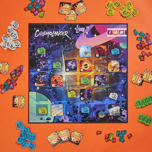 لعبة لوحة Cosmolancer | لعبة استراتيجية من قبل راينر Knizia | الأعمار 9 وما فوق | 2 إلى 4 لاعبين | 30 دقيقة. | الألعاب العائلية للأطفال والمراهقين والكبار in Saudi Arabia