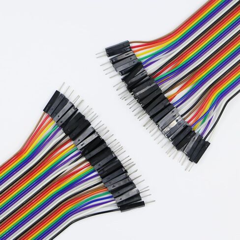 120pcs 20 سم سلك القفز متعدد الألوان من أجل Dupont Wire-40pin*3 M-F ، M-M ، F-F-F-F-bleboard Cabbon Clists Kit متوافقة مع مشاريع Arduino in Kuwait