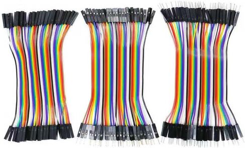 سلك قفز ألواح الخبز متعدد الألوان 10 سم لـ DuPont Wire-40Pin*3 M-F ، M-M ، F-F F-F CLOSBON CABLE in Kuwait