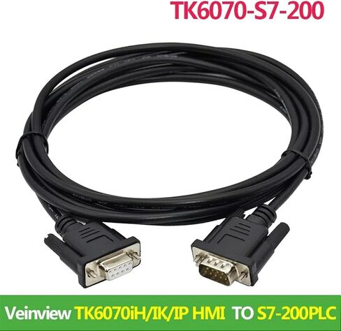 TK6070-S7-200 مناسبة VEINVIEW TK6070 Series اللوحة HMI Connect S7-200 كابل البرمجة (الإصدار المطلي بالذهب) in Saudi Arabia