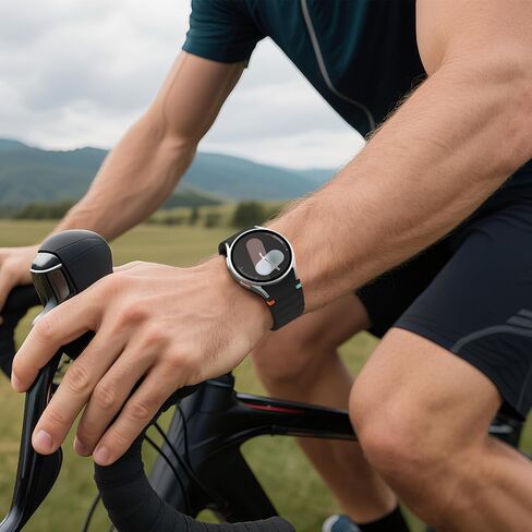 6 حزمة سبورت باند متوافقة مع Samsung Galaxy Watch 7 Band 40mm 44mm ، لا يوجد حزام سيليكون ناعم لمجرة Galaxy Watch 6 5 4 Fe/Galaxy Watch 6/4 Classic 47mm 43mm 46mm 42mm/Watch 5 Pro 45mm Men نساء in Saudi Arabia
