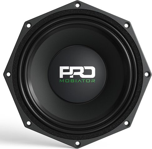 PRO108MB Loudspeaker - 10" Midbass Aluminum Basket, 1600W Max, 400W RMS, 8 Ohms - Premium Quality Audio Door Speakers for Car or Truck Stereo Sound System (MB-PRO108MB) in Saudi Arabia