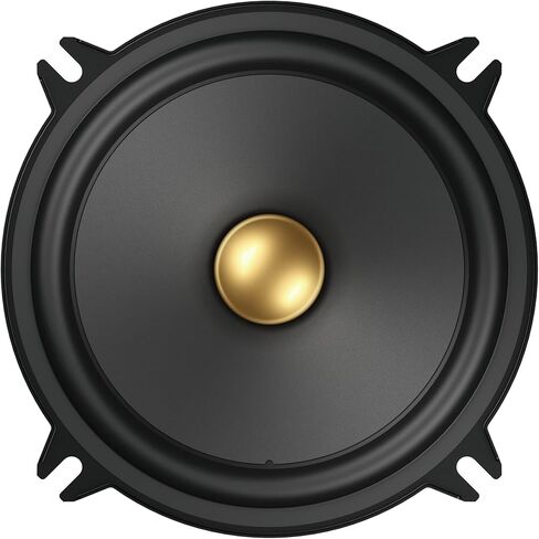 PIONEER TS-A1301C, 2-Way Component Car Audio Speakers, Full Range, Clear Sound Quality, Easy Installation and Enhanced Bass Response, Black and Gold Colored 5.25" Round Speakers in Saudi Arabia