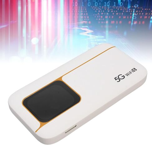 DIYEENI 5G LTE WIFI HOIT MOPPOT النقطة الساخنة - تصل إلى 2.77 جيجابت في الثانية ، جهاز Pocket Hotspot مع فتحة بطاقة SIM وشاشة تعمل باللمس ، ودعم 2.4 جم/5.8 جرام ، وتوصيل ما يصل إلى 16 جهازًا ، IP67 in Saudi Arabia