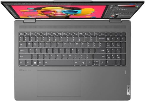 Lenovo Yoga 7 16 2-in-1 AI PC Laptop 16" WUXGA IPS Touch Glossy Intel 12-core Ultra 7 155U 16GB RAM 1TB SSD Backlit Fingerprint Thunderbolt FHD IR Privacy Camera Win11Pro + 3-in-1 Accessories in Saudi Arabia