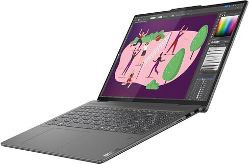 Lenovo Yoga 7 16 2-in-1 AI PC Laptop 16" WUXGA IPS Touch Glossy Intel 12-core Ultra 7 155U 16GB RAM 1TB SSD Backlit Fingerprint Thunderbolt FHD IR Privacy Camera Win11Pro + 3-in-1 Accessories in Saudi Arabia