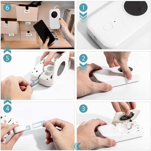 Phomemo D30 تسميات مستمرة ، D35 Q30 Q31 Q32 Q30s شريط الملصقات الطويل ، الأسود على اللون الأخضر ، البرتقالي ، لافندر ملصق الورق الحراري ، شريط علامات D30 ، 15 × 6M (19/32 × 2367/32) شريط طويل ، 3 لول. in Saudi Arabia
