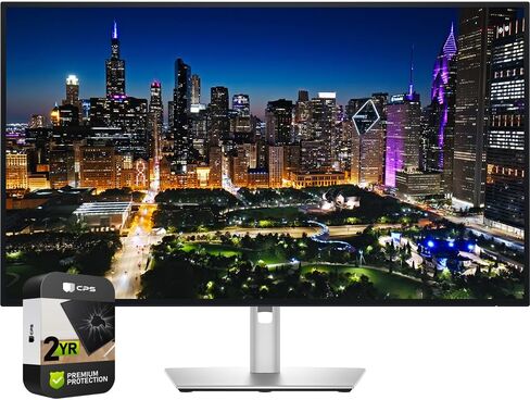 Dell Dell-U3225Qe Ultrasharp 32 بوصة 4K UHD 120Hz 16: 9 IPS حزمة شاشة سوداء مع 2 سنة CPS حزمة حماية محسنة in Saudi Arabia