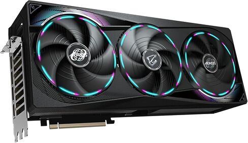 Gigabyte AORUS GeForce RTX 5070 Ti Master 16G Graphics Card - 16GB GDDR7, 256 Bit, PCI-E 5.0, 2670 MHz Core Clock, 3 x DP 2.1a, 1 x HDMI 2.1b, NVIDIA DLSS 4, GV-N507TAORUS M-16GD in Saudi Arabia