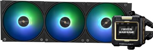 Thermalright Core Matrix 360 Black CPU Liquid Cooler with 120mm PWM Fan,360 Black Cold Row Specification,Integrated Water Cooler Heatsink,for AMD/AM4/AM5,Intel 1700/1851/1150/1151/1200/2011 in Saudi Arabia