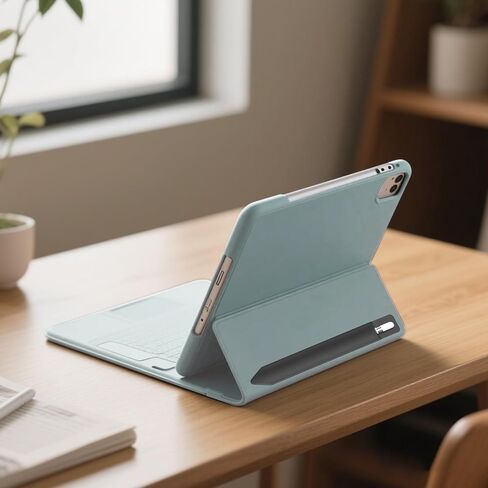 Pencil Holder Compatible for Apple Pencil 2nd Generation Leather Sleeve Pocket Pouch-Grey in Saudi Arabia