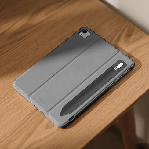 Pencil Holder Compatible for Apple Pencil 2nd Generation Leather Sleeve Pocket Pouch-Grey in Saudi Arabia