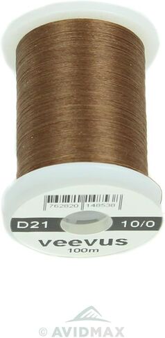 10/0 VEEVUS THREAD - ASSORTED COLORS - Brown - FLY TYING in Kuwait