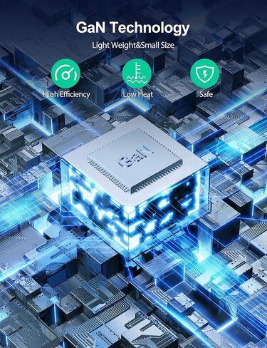 Tecknet USB C Fast Charger Block 65W PD 3.0 GAN WALL ACHTRACH ، محول سفر قابل للطي ثلاثي المنافذ لـ iPhone 16 Pro MAX/16 PRO/16 Plus/16/15/Galaxy S24/S25/MacBook Pro/Switch ومزيد من السلسلة (أسود) in Saudi Arabia