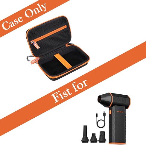 Case for WOLFBOX MegaFlow 50/ MF50/ VASSON/ZOAIVR Electric Air Duster, Travel Portable Hard Storage Bag(Case Only) (Black) in Saudi Arabia