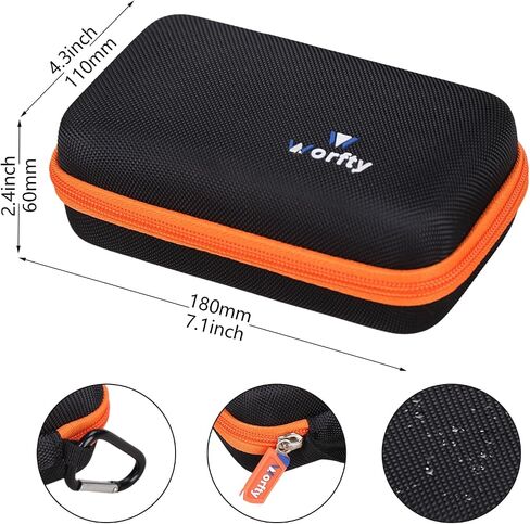 Case for WOLFBOX MegaFlow 50/ MF50/ VASSON/ZOAIVR Electric Air Duster, Travel Portable Hard Storage Bag(Case Only) (Black) in Saudi Arabia