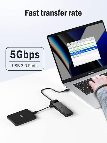محطة إرساء Lemorele USB C لأجهزة الكمبيوتر المحمول، 7 في 1 USB C Hub مع 4K Dual HDMI، USB 3.0، 3 * USB 2.0، 100W PD مناسبة لأجهزة MacBook Pro وDell وHP وSurface وLenovo Yoga in Kuwait