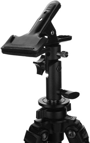 Light Stand Clamp, Metal Rubber Light Stand Clip 3/8'' and 1/4'' Rotatable Clip Holder Light Stand Studio Photography Accessory in Saudi Arabia