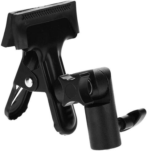 Light Stand Clamp, Metal Rubber Light Stand Clip 3/8'' and 1/4'' Rotatable Clip Holder Light Stand Studio Photography Accessory in Saudi Arabia