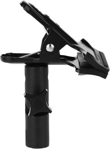 Light Stand Clamp, Metal Rubber Light Stand Clip 3/8'' and 1/4'' Rotatable Clip Holder Light Stand Studio Photography Accessory in Saudi Arabia