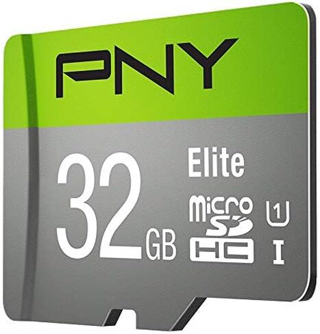 pny elite ™ dash camera class 10 u1 v10 microsdhc flash card - تصل إلى 100 ميجابايت/ثانية السرعة القراءة والفيديو الكامل HD ، مثالي لكاميرات اندفاعة ، متوافقة مع كاميرات DSLR ، وكاميرات الفيديو HD ، 5 عبوات in Saudi Arabia