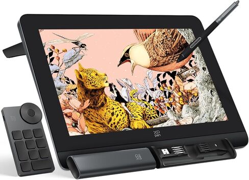 Xppen Artist Pro 16 Gen2 2.5k 16 inch QHD Drawing Tablet مع شاشة مكافحة Glare كاملة المغلفة 16384 مستويات الضغط و X3 X3 Pro Smart Chip Stylus in Saudi Arabia