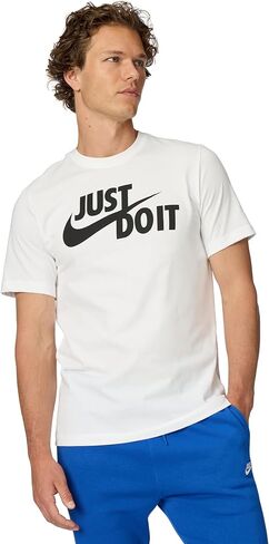تيشيرت سووش مطبوع بعبارة "JUST DO IT" للرجال من نايكي in Kuwait
