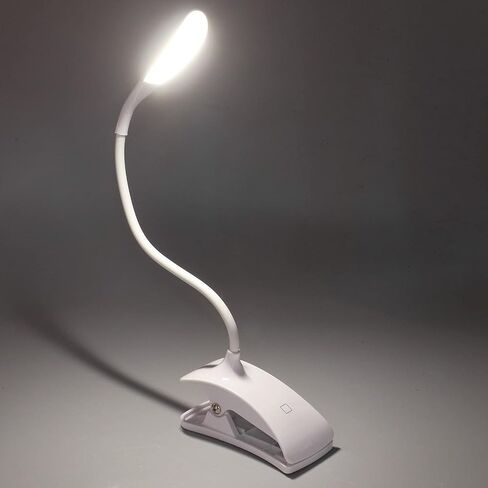 Fafeicy USB Rechargeable LED Desk Lamp 3 Brightness Levels LED Reading Light Flexible Gooseneck Table Lamp with 16 Bright LEDs for Studying Working Camping in Saudi Arabia