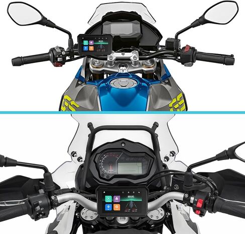 Camecho Wireless Motorcycle Carplay & Android Auto 5 بوصة تعمل باللمس شاشة Moto Car Play مع Bluetooth ، التنقل ، Siri ، مساعد Google لدراجة نارية in Saudi Arabia