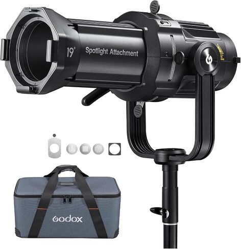Godox VSA-36K كشاف ضوئي مرفق مكثف أنف مخروطي بصري مع مجموعة عدسات 36 درجة لفلاش Bowens Mount Studio Strobe Monolight Flash وإضاءة LED مستمرة in Saudi Arabia