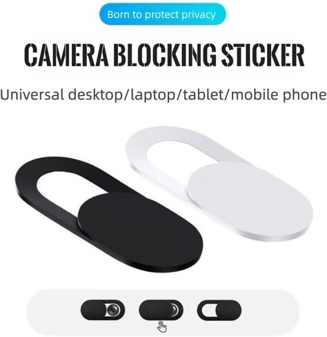 Webcam Cover Slide for Laptop, Phone, Tablet, and Desktop Camera Privacy Protection, Anti-Peeping Camera Blocker, Set of 4 in Saudi Arabia