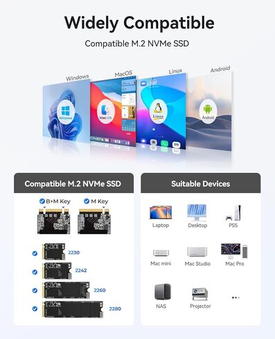 ORICO 40GBPS SSD محرك الأقراص الصلبة الخارجية NVME M.2 All-Flash Station Up 32TB لـ 4K/8K تحرير الفيديو/نقل البيانات-8848U4 in Kuwait