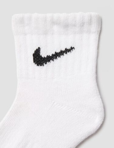 Nike Dri-Fit Performance Basic Ankle (Infant/Toddler/Little Kid) White 5-7 (10 Toddler-3 Little Kid) in Kuwait
