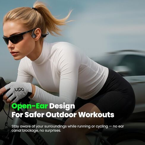 Bone Conduction Headphones,Bluetooth V6.0 Open Ear Headphones with Mic, in Saudi Arabia